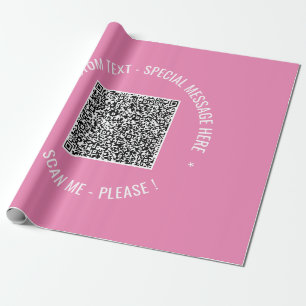Papel De Presente Informações de Verificação de Código QR Cores de T