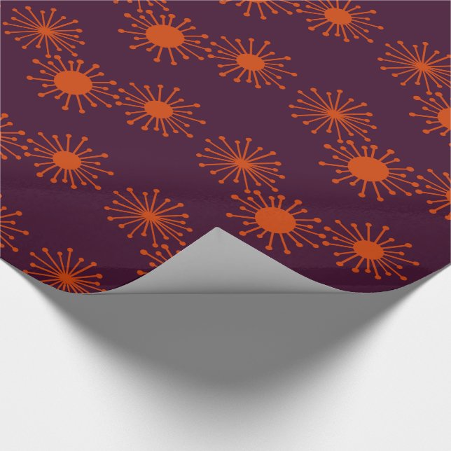 Papel De Presente Inicialização do Retro do meio século (Ponta)