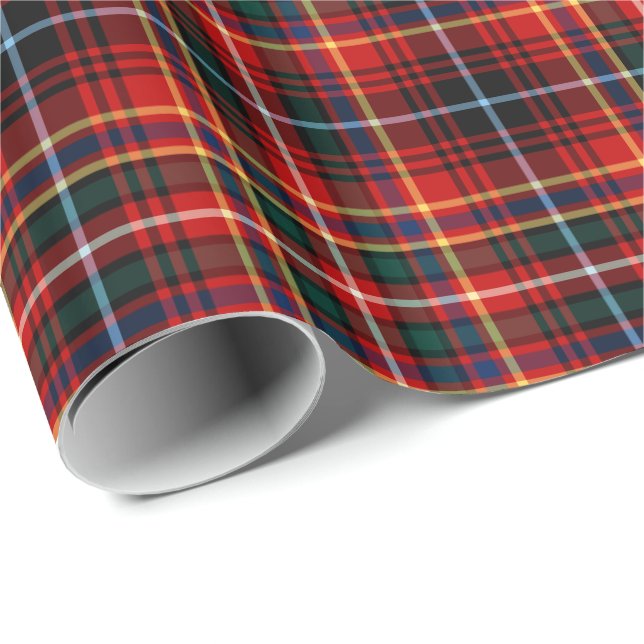 Papel De Presente Innes Clan Tartan (Ponta do rolo)