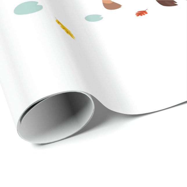 Papel De Presente Inquilinos preguiçosos (Ponta do rolo)