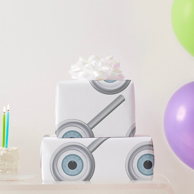 Papel De Presente Inspeção de Olhos de Ampliação Ocular (Criador carregado)