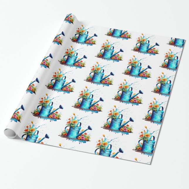 Papel De Presente Inspiração do jardim (Desenrolado)
