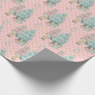 Papel De Presente Inspirado Pelo Papel De Mola De Natal Do Noz-Crack