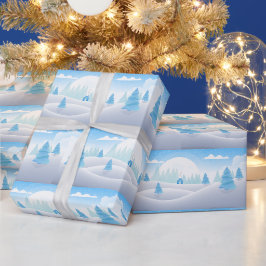 Papel De Presente Inverno - Feliz Natal