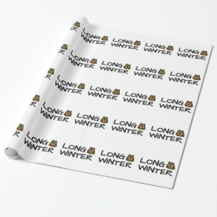 Papel De Presente Inverno longo