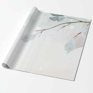 Papel De Presente Inverno Mágico, Férias no Galho da Árvore