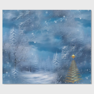 Papel De Presente INVERNO no Magnífico Mundo de Fantasia
