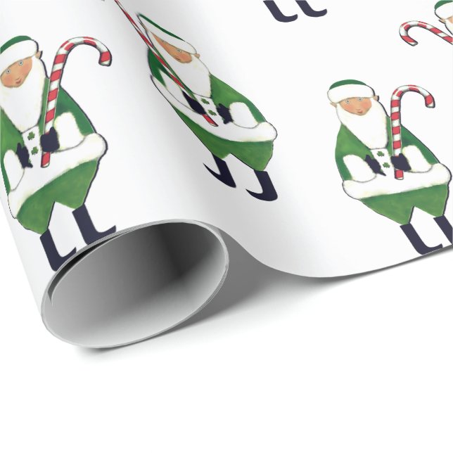 Papel De Presente Irish Christmas Gift (Ponta do rolo)