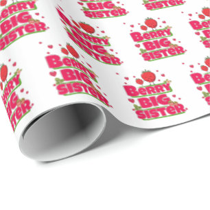 Papel De Presente Irmã Berry Big - Lúpulo de Morango Bonito