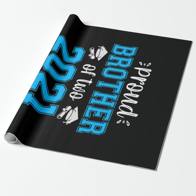 Papel De Presente Irmão Engraçado e Orgulhoso de T-shirt dos Formand (Desenrolado)