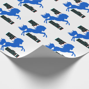 Papel De Presente Irmão Meio-Irmão Criação de Cavalos