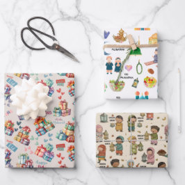 Papel de Presente Islâmico Infantil – Eid e Ramada