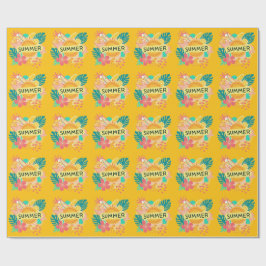 Papel De Presente "Island Vibes: Design de camiseta de verão