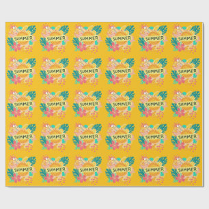 Papel De Presente "Island Vibes: Design de camiseta de verão