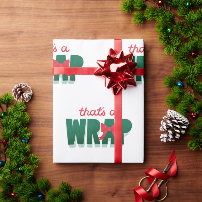 Papel De Presente isso é um natal embrulhado (Presente de Natal)