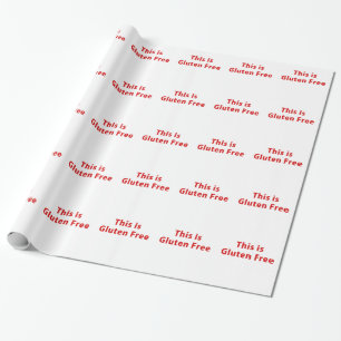 Papel De Presente Isto é sem glúten