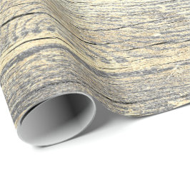 Papel De Presente Ivory Foxier Metálico Shabby Cinzas Douradas Rústi