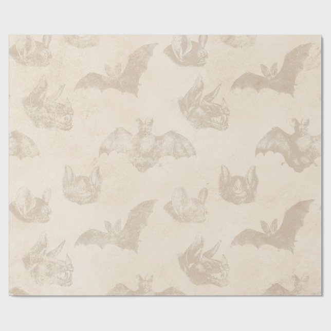 Papel De Presente Ivory Vampyre Bats (Aberto)