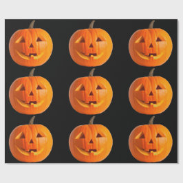 Papel De Presente Jack-O-Lantern Wraping Paper