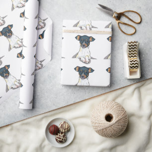 Papel De Presente Jack Russell Terrier