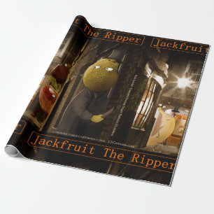 Papel De Presente Jackfruta O Estripador Engraçado Rick Londres