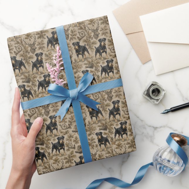 Papel De Presente Jagdterrier- Cão de caça  (Presentear)