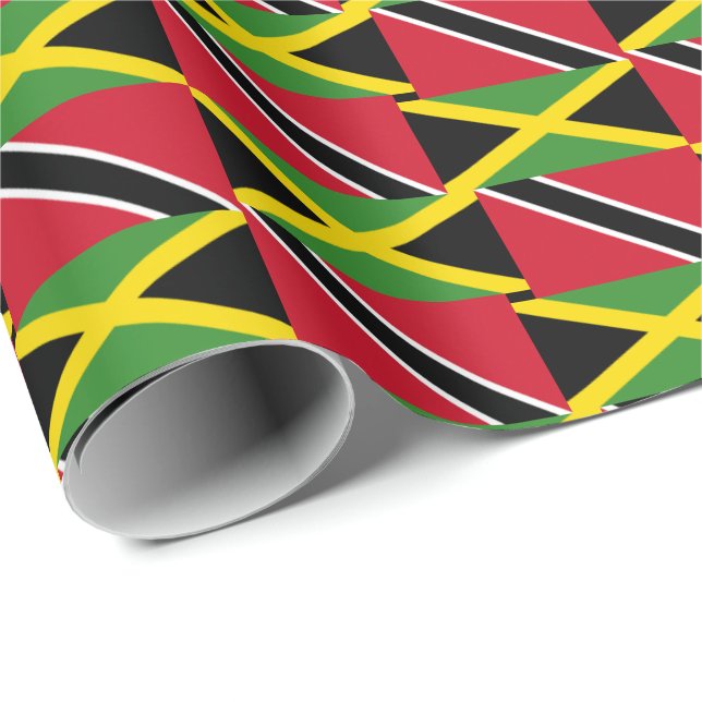 Papel De Presente Jamaica Trinidad (Ponta do rolo)
