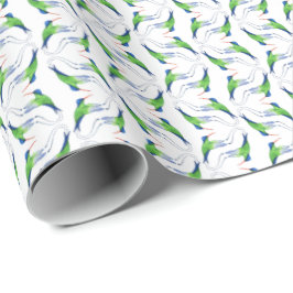 Papel De Presente Jamaican Doctor Bird Wrapping Paper