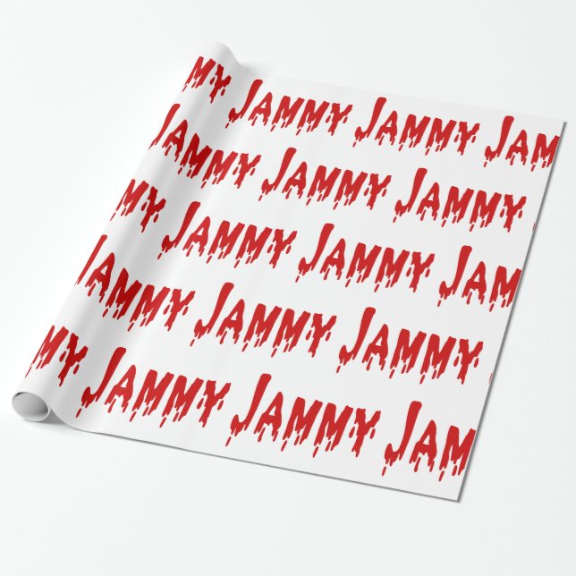 Papel De Presente Jammy Wrapping Paper (Desenrolado)