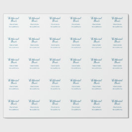 Papel De Presente jantar de ensaio na noite anterior simples minimal