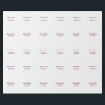Papel De Presente jantar de ensaio na noite anterior simples mínimo<br><div class="desc">design</div>