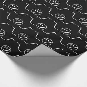 Papel De Presente Japonês Kaomoji do ¯ do Emoticon da encolho de