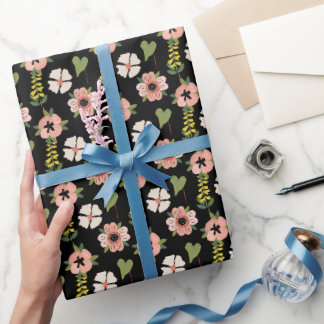 Papel De Presente Jardim da Meia-Noite