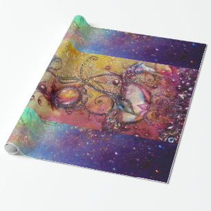 PAPEL DE PRESENTE JARDIM DA PLANTA DE MANTEIGA MÁGICA DE SOMBRA PERD