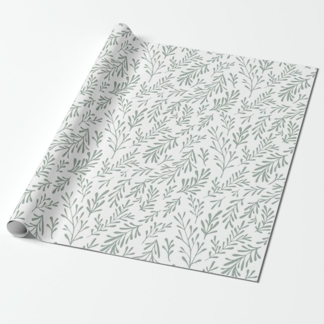 Papel De Presente Jardim de Cactus (Desenrolado)