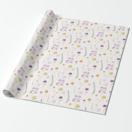 Papel De Presente Jardim de fada russa Blush