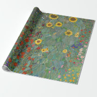 Jardim de Fazenda de Vintage gustav Klimt com gira