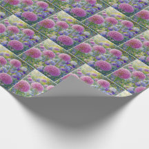Jardim de Verão de Allium e Íris