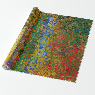 Papel De Presente Jardim Flor, Van Gogh