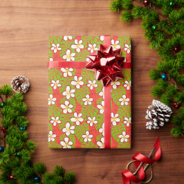 Papel De Presente Jardim Kalikimaka