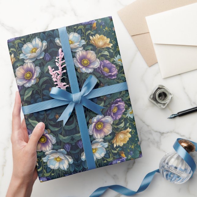 Papel De Presente Jardim Secreto Encantador para Sonhar (Presentear)