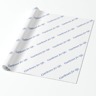 Papel De Presente Jardineiro para a vida