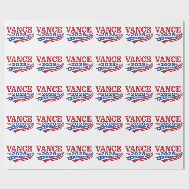 Papel De Presente JD Vance Presidente 2028 (Aberto)