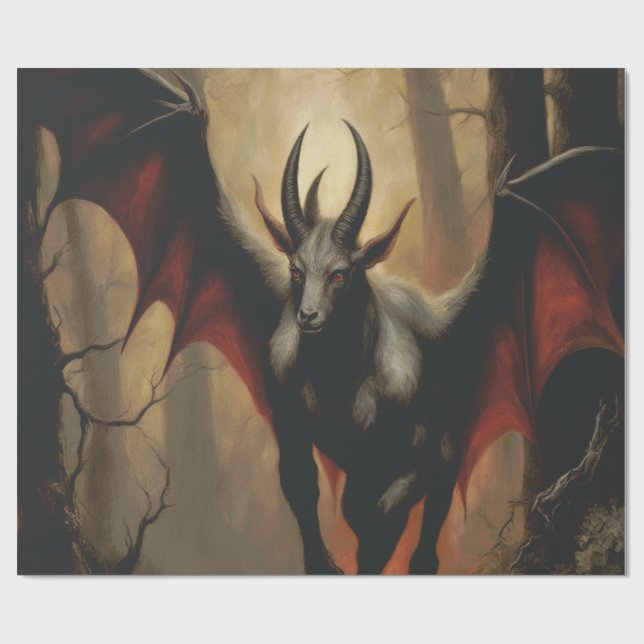 Papel De Presente Jersey Devil Wraping Paper (Aberto)