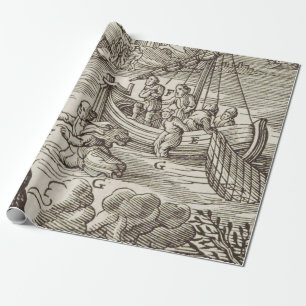 Papel De Presente Jesus andando sobre a água