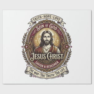 Papel De Presente Jesus Antiguidades Camiseta Gráfica de Relíquias A