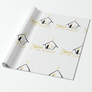 Papel De Presente Jesus É A Razão
