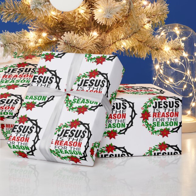 Papel De Presente Jesus é a razão da temporada (Feriados)