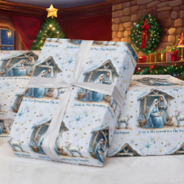 Papel De Presente Jesus É a Razão do Natal