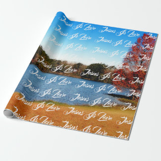 Papel De Presente Jesus é amor